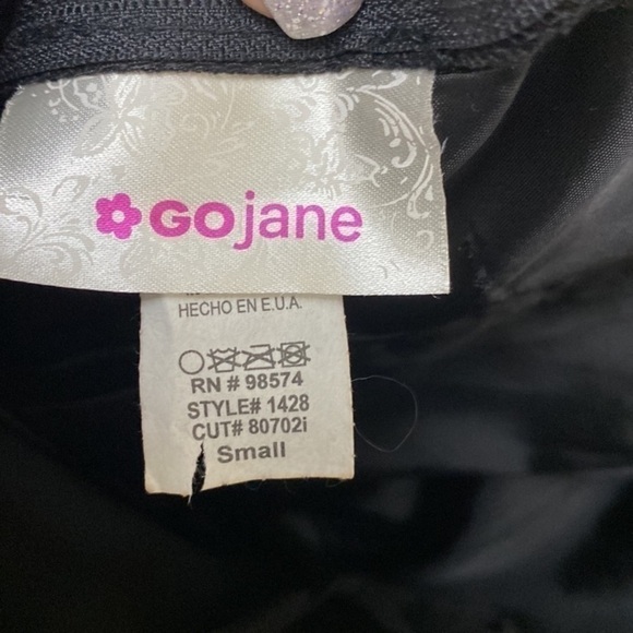 NWT GoJane prom formal cocktail size small sleeveless black dance dress - Picture 12 of 12